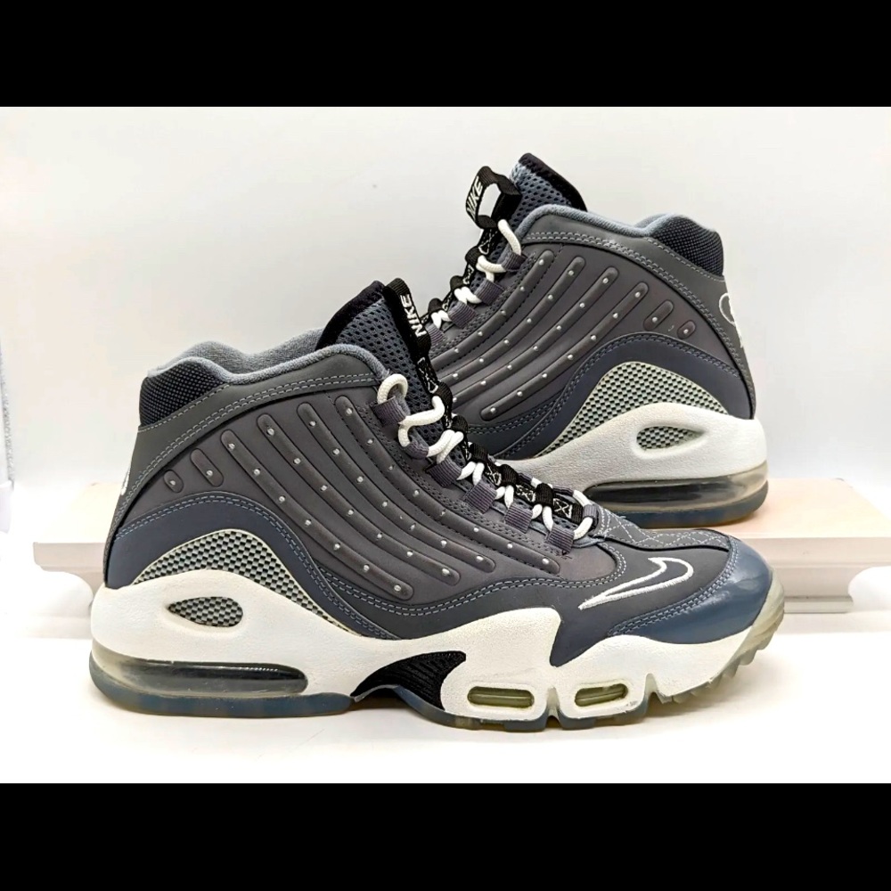2014 Nike Air Griffey Max ll 2 Cool Men's Gray White 442171-003 Size 8 RARE Nice